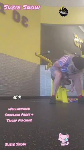 #Hi #PlanetFitness #ShoulderPressAndTricepMachine#Wellnesshub #MuscleStrengthening #CircuitTraining #Cardio ##Aerobics #Pallattes #Calistenics #ByeBye #SuzieSnow #oxoxox 