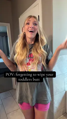 How did y’all teach your 4 year old to wipe their own butt 🤦🏼‍♀️ we’re struggling here! #sahm #momhumor #trending #toddlermomlife #momlife 