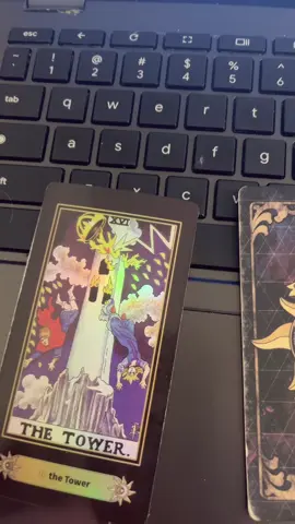 Uh oh… #tarot #tower 