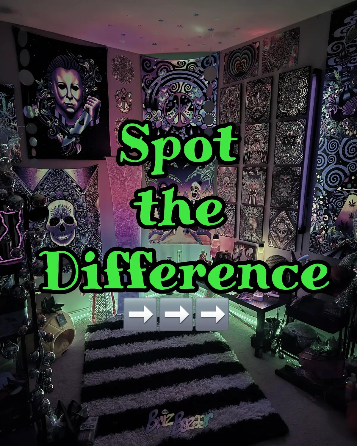 There are 12 noticeable differences in my studio...can you find them?? 😁 Lmk if you enjoy these types of posts...? I personally LOVE playing these, so thought I'd make up my own. When I was young, I loved getting the Highlights Magazine just for the picture puzzles lol May do an artwork version next! 🥰 #spotthedifference #findthedifferences #hiddenpictures #puzzle #puzzletime 