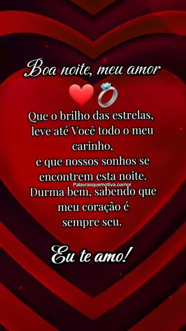 Boa noite meu amor 💘  #romântico #relacionamento 