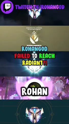 RohanGod FAILED to hit RADIANT⁉️#Valorant #valorantclips #gaming #GamingOnTikTok #rohangod 