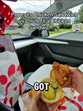 Who are yall picking!?  @Popeyes or Chick Fli A 🐔 #fyp #popeyes #chickflia #fastfood 