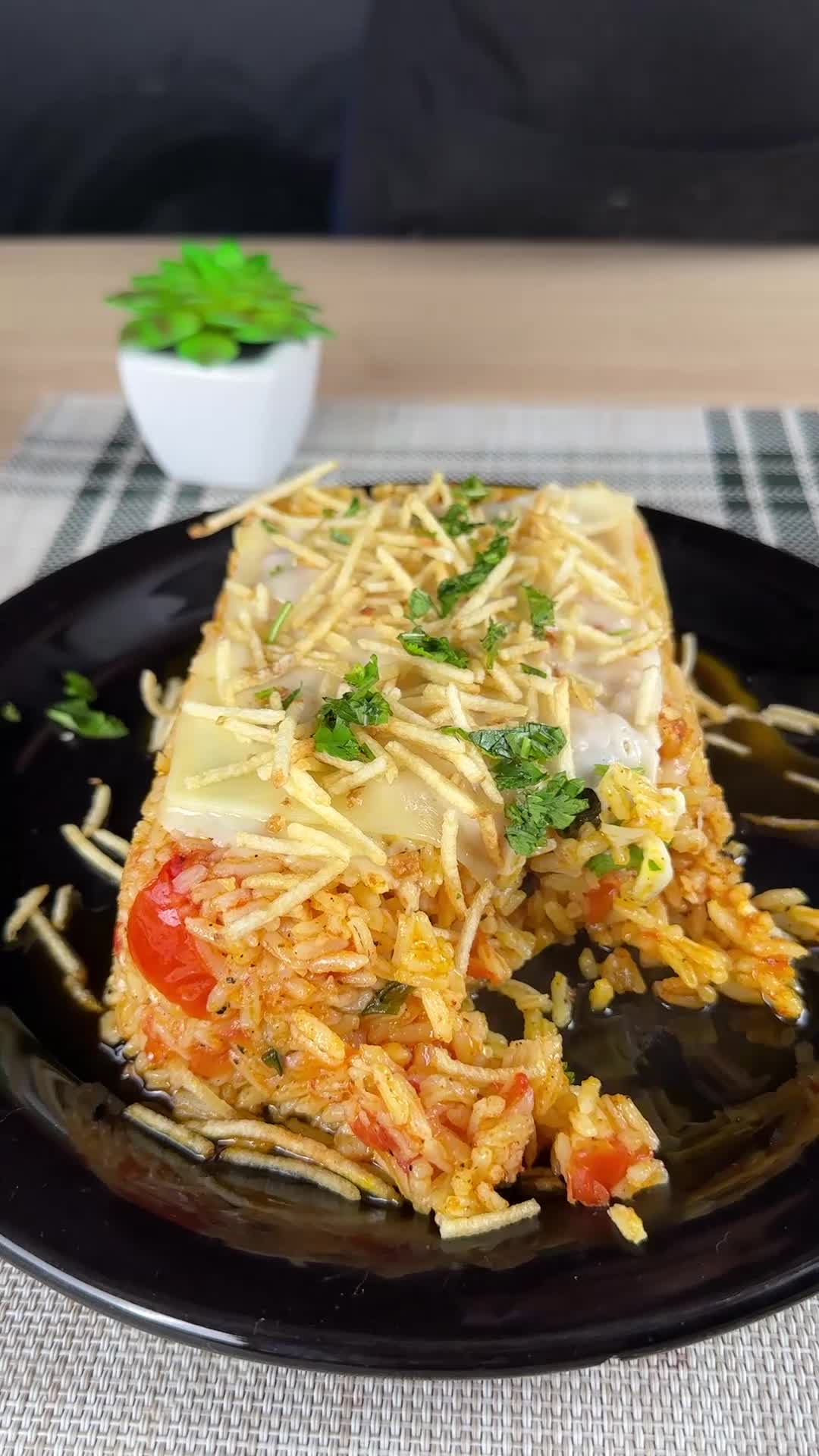 Esse é o famoso arroz de rico, cremoso e delicioso.