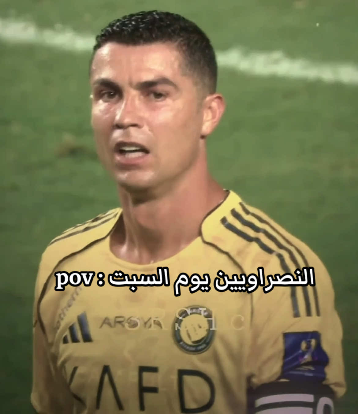 اتوقع كل الناس ✋ - عريس وبطل |#cristianoronaldo #alnassr #النصر 
