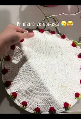 Nem sempre da certo de primeira, faz parte🥲🙃 #crochet #crochettiktok #fyp #crochettiktok 