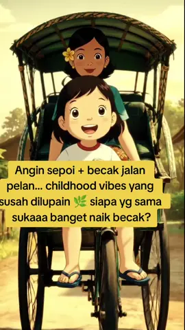 hayoooo siapa yang dulu sukaaaa banget naik becak? #nostalgia90an #fyp  #kenanganmasakecil #viral  #jadul 