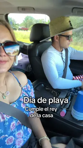Día de playa 🏝️ cumple el 🤴 de la casa❤️ #Vlog #bdayboy #beach #latina #florida 