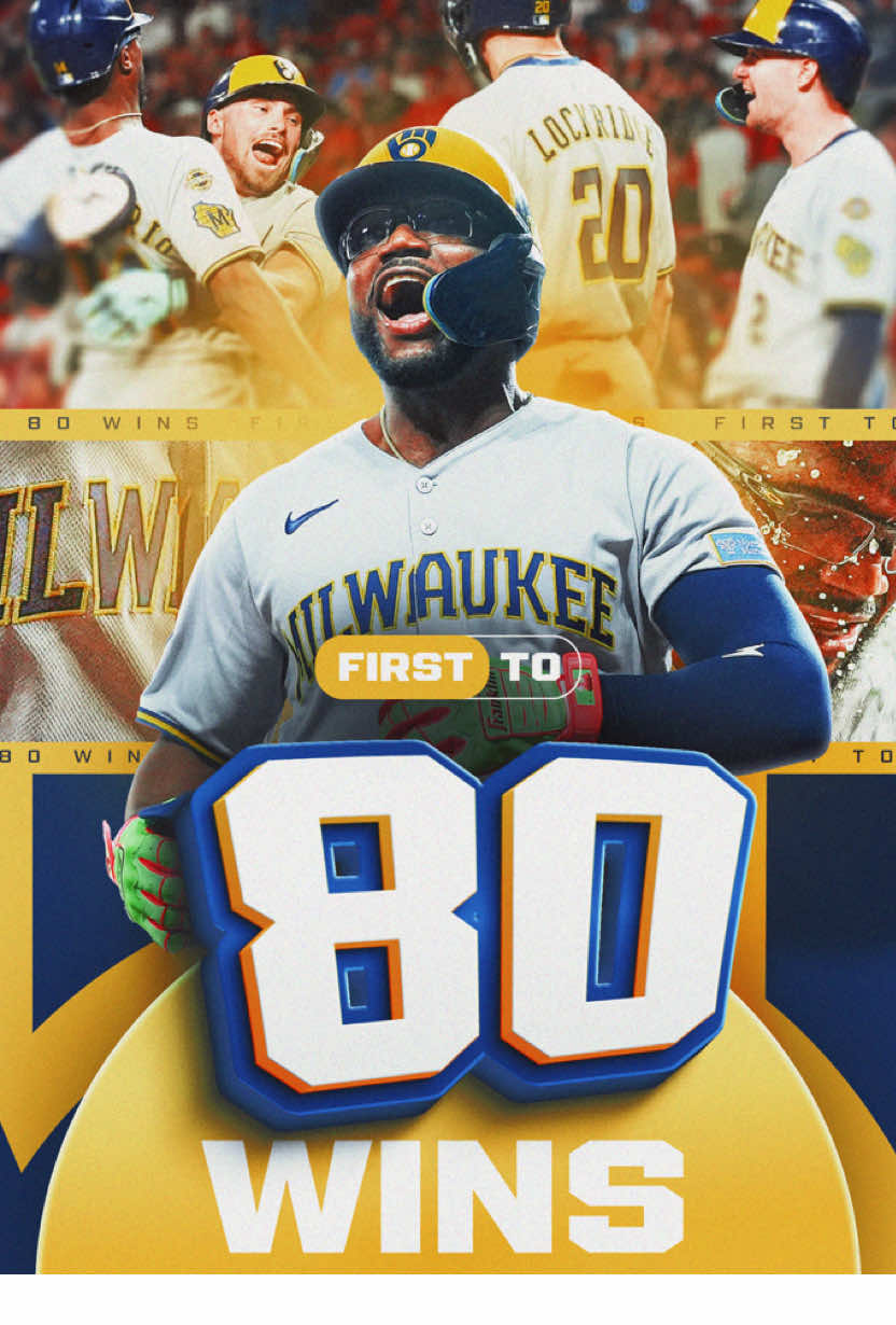 The @Brewers are CHEESIN’ today! 🧀 #MLB #baseball 