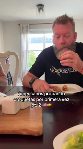 Americanos probando comida española #croquetas #hostfamily #🇺🇸 #usa #exchangestudent #🇪🇸 #fypシ゚viral🖤tiktok #viral #lentejas #intercambio #ohio #fyp #tortilladepatata #cocina #CapCut 