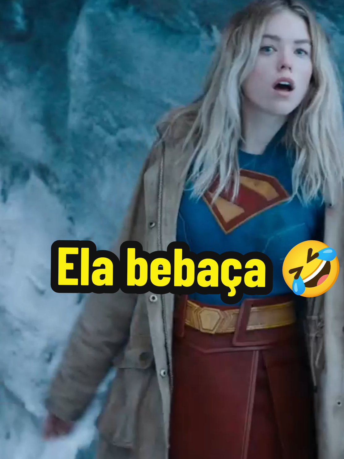 A cena final de Superman 2025 deixou todo mundo chocado 😱 Supergirl bêbada + cachorro = caos total! 🍺🐶 #Superman2025 #Supergirl #Filmes #CulturaPop #paravocê 