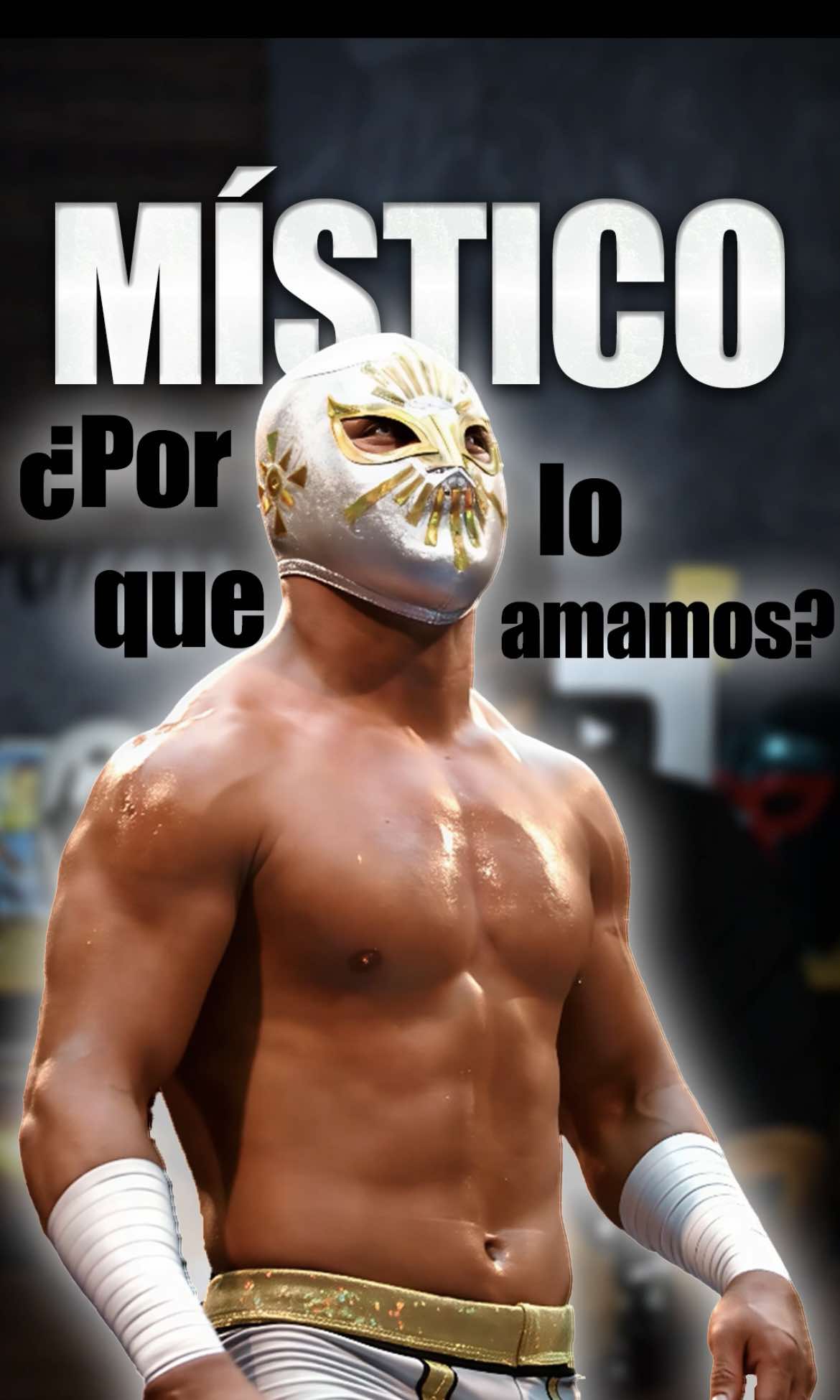 Místico, el príncipe de plata y oro 🤴🇲🇽🪽 No fue el primero en volar, ni el primero en usar una máscara blanca... pero sí el primero en lograr que todo México se detuviera para verlo luchar. #mistico #luchalibre #mexico #personajes #luchador         