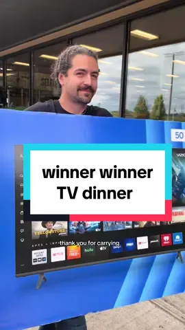 thank you to my wonderful husband for carrying our new TV all the way to the car 😚 a few weeks ago i entered a raffle at @ShopRite Stores where the two prizes were a TV or a basket of scratch-offs. i tested my luck and placed my tickets in both bins. got a call last week congratulating me on winning the TV and finally got to pickup today!! i hope my luck continues to turn around like this and that the universe provides me with more blessings  #raffle #newtv #iwon #winner #shoprite 