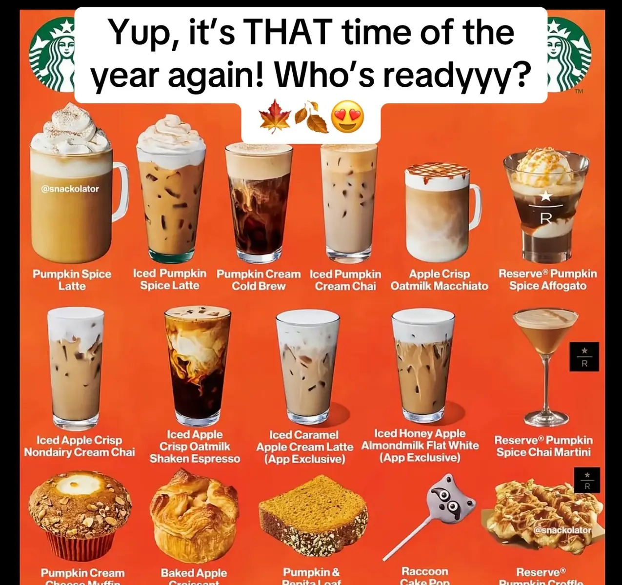 #starbucks #fall #drinks 