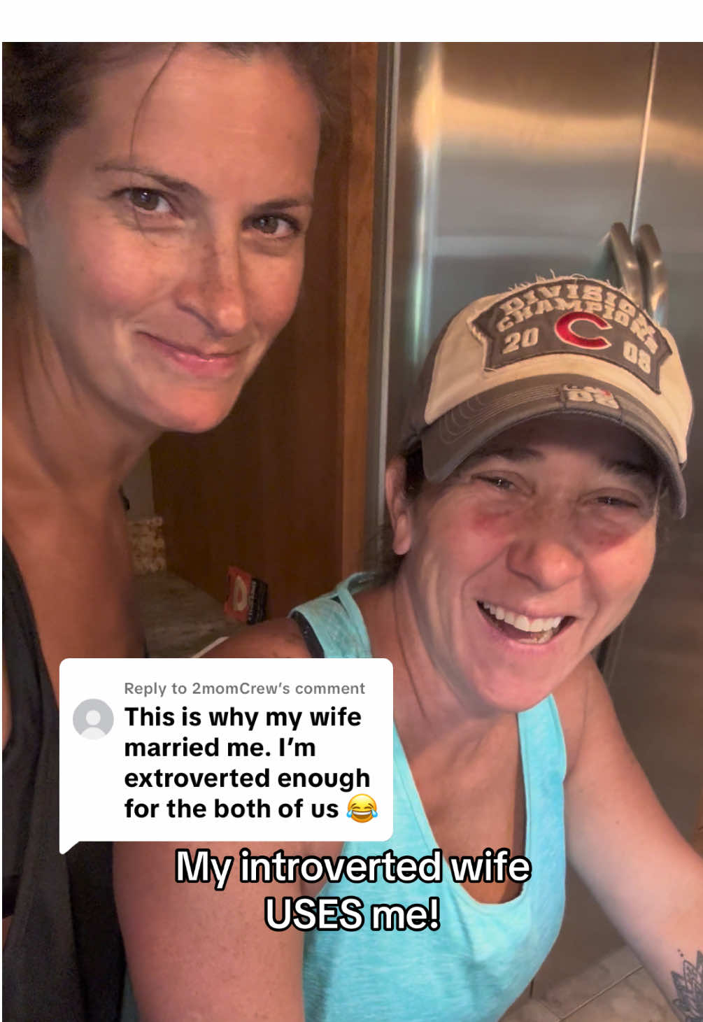 Replying to @2momCrew this couldn’t be more true for us extroverts married to introverts! #introverts #introvertstruggles #marriedlifehumor #couplescomedy #extrovert 