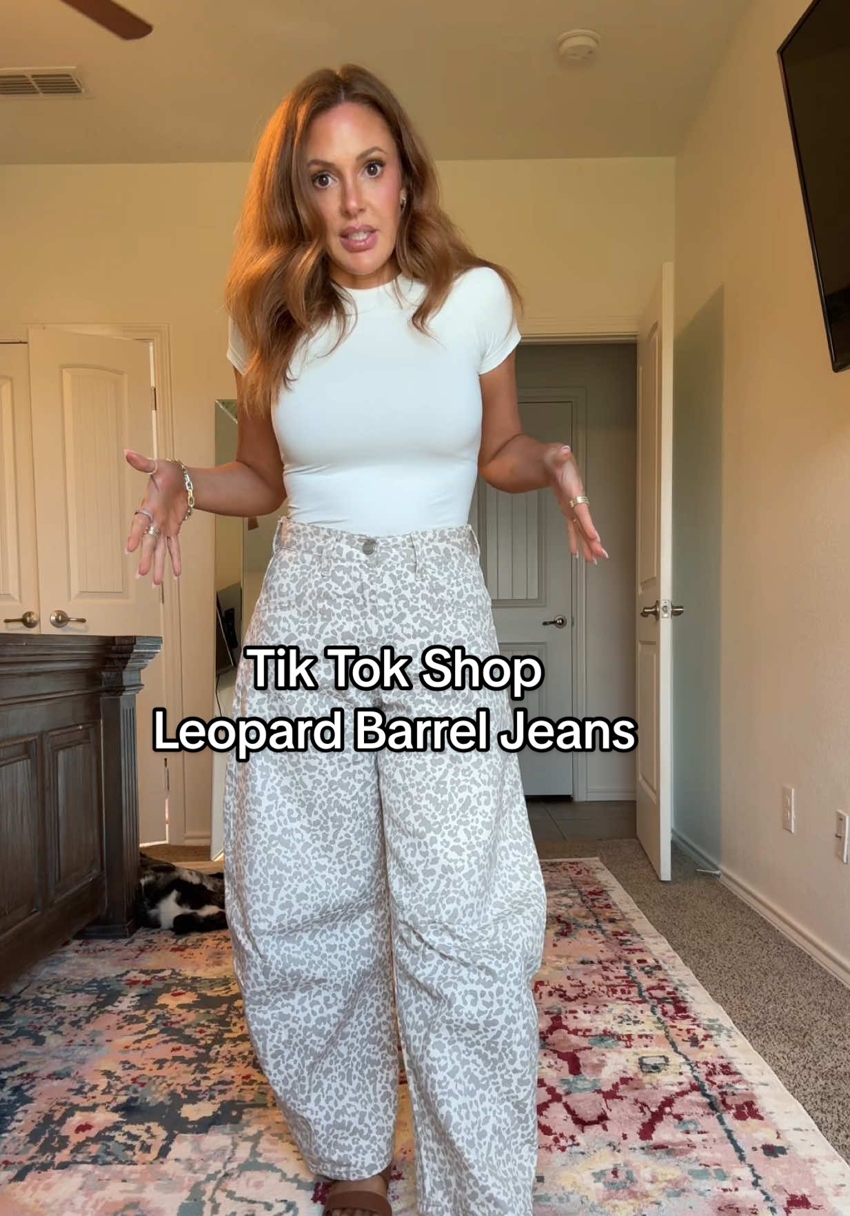 These are too good!! #leopardprint #barreljeans #tiktokshopmusthave #fallfashion #trending 