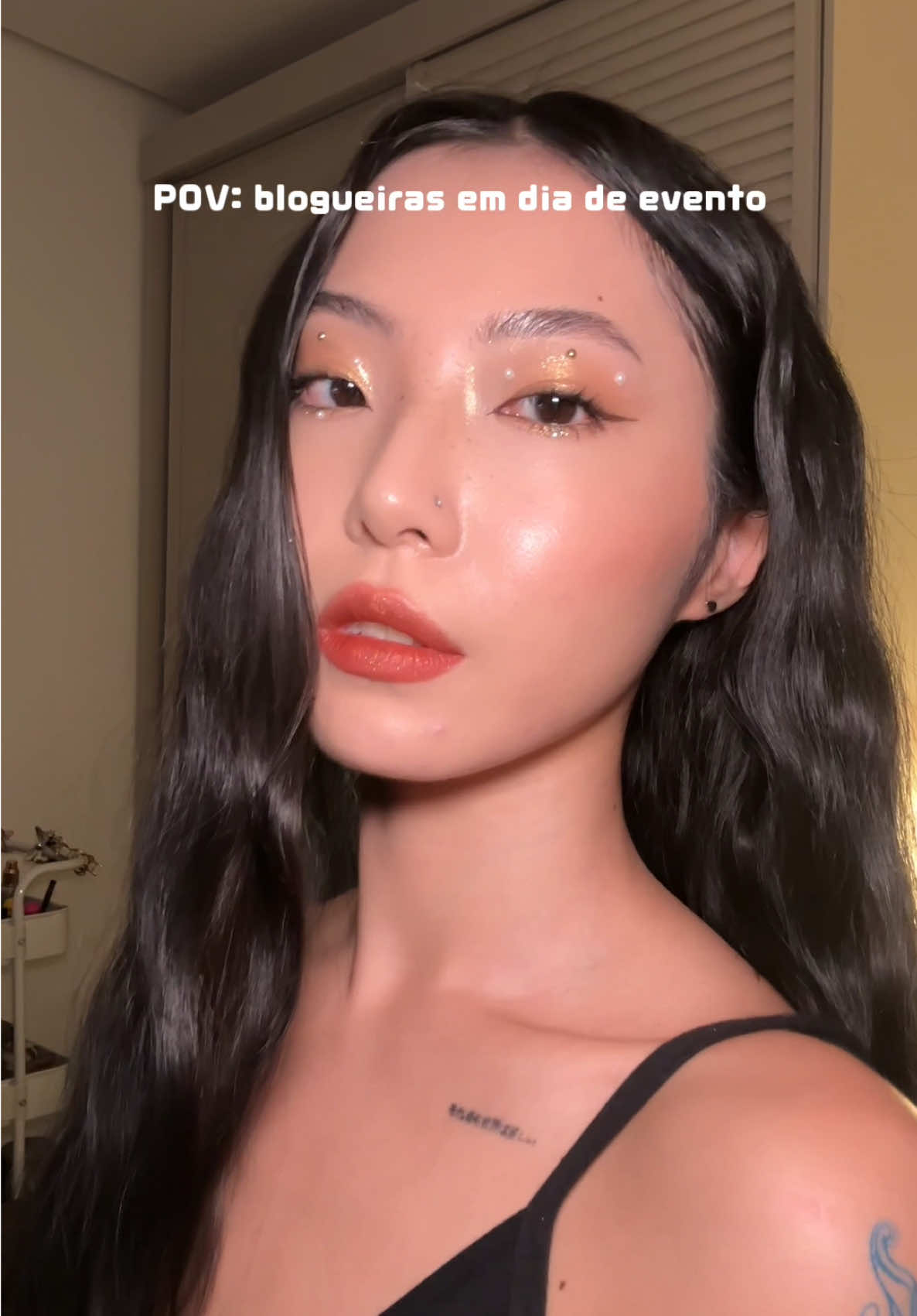 Grwm para a festa de 5 anos da @AMOBELEZA ✨ #grwm #grwmasmr #makeup #amobeleza 
