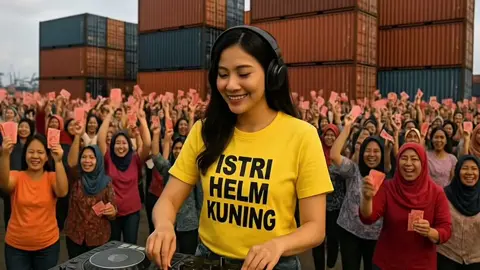 istri helm kuning nih bos, senggol dong.  @indo.logho.96 @ke.kasih_mu  #helmkuning #imip_helmkuning #imip #iwip #bahodopi 