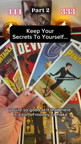 Keep your secrets to yourself… Part 2 | Part 1< @Luna888Tarot #luna888tarot #258 #tarot #tarotreading #zodiacsigns 