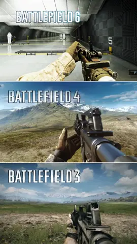 M4A1 Comparison | BF6 | BF4 | BF3 #battlefield #bf6 #bfcomparison 