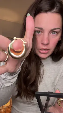 Gold chunky hoops! #jewelry #goldhoops #chunkyhoops #earrings 