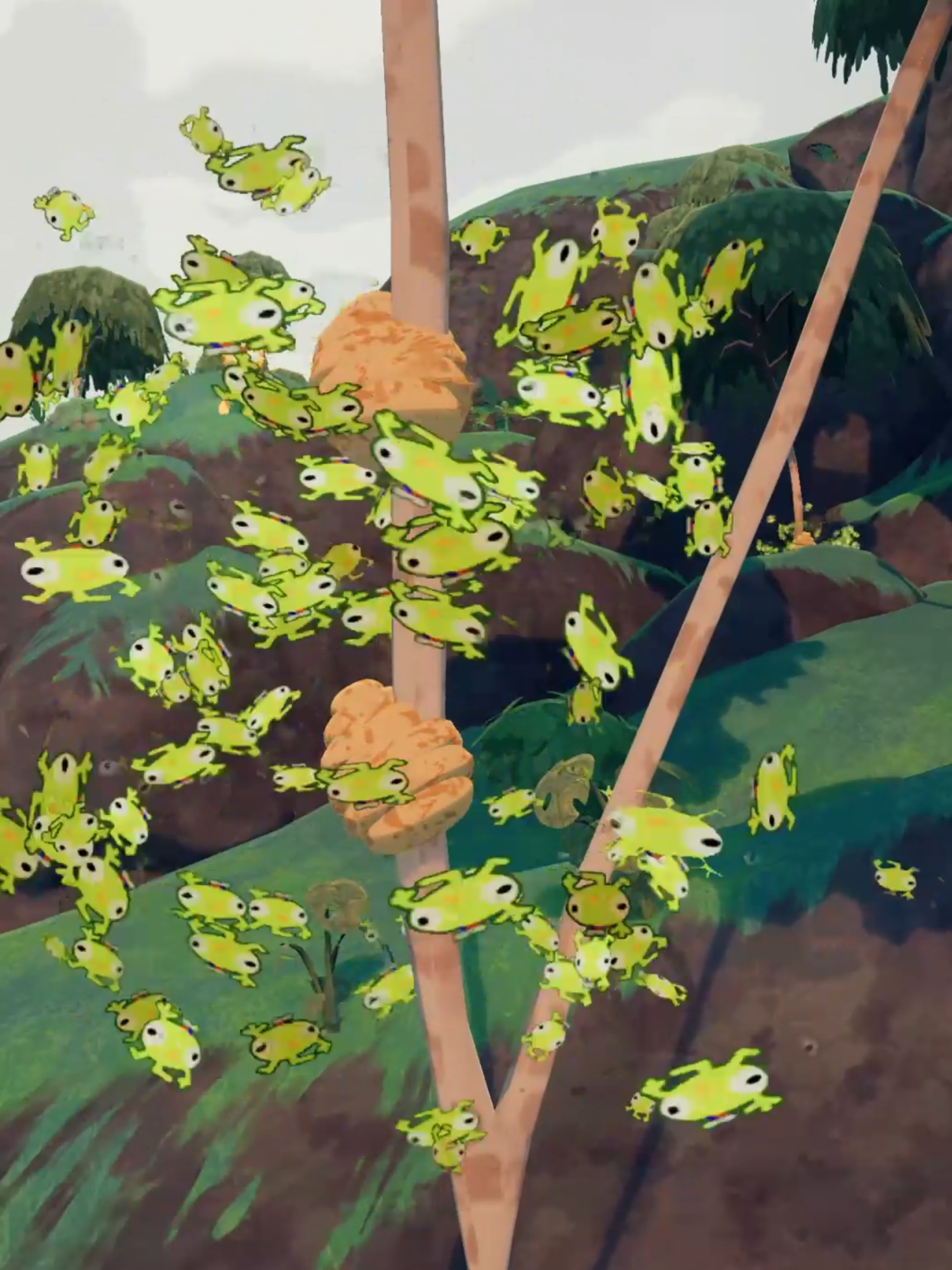BEE BONG HAS ARRIVED! - Bug Phobia Mode has a new texture for the bees and Bing Bong couldn't be happier #peak #peakgame #peakupdate