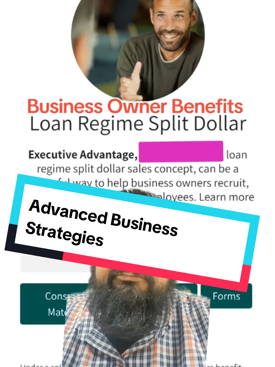 Business owner strategies that no one teaches about.  Split Dollar Collateral plans are great for small and large businesses #iul #wholelife #cashflow #cashvalue #splitdollar 