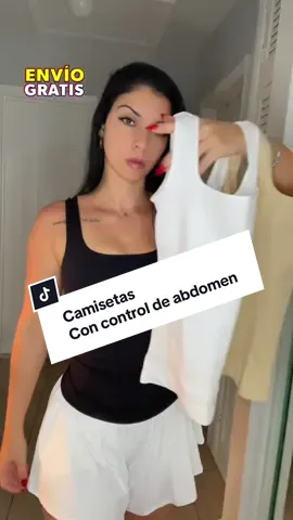 Camisetas con compresión en el abdomen #shapewear #tanktop #shapewearreview #tanktops #compressiontanktop 