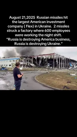 Will Trump, Vance, Gabbard, the rest of Trump’s administration, republican politicians, etc. call out Putin for destroying an American business & Putin’s continuous destructive attacks on Ukraine?  Stand With Ukraine 🇺🇦 