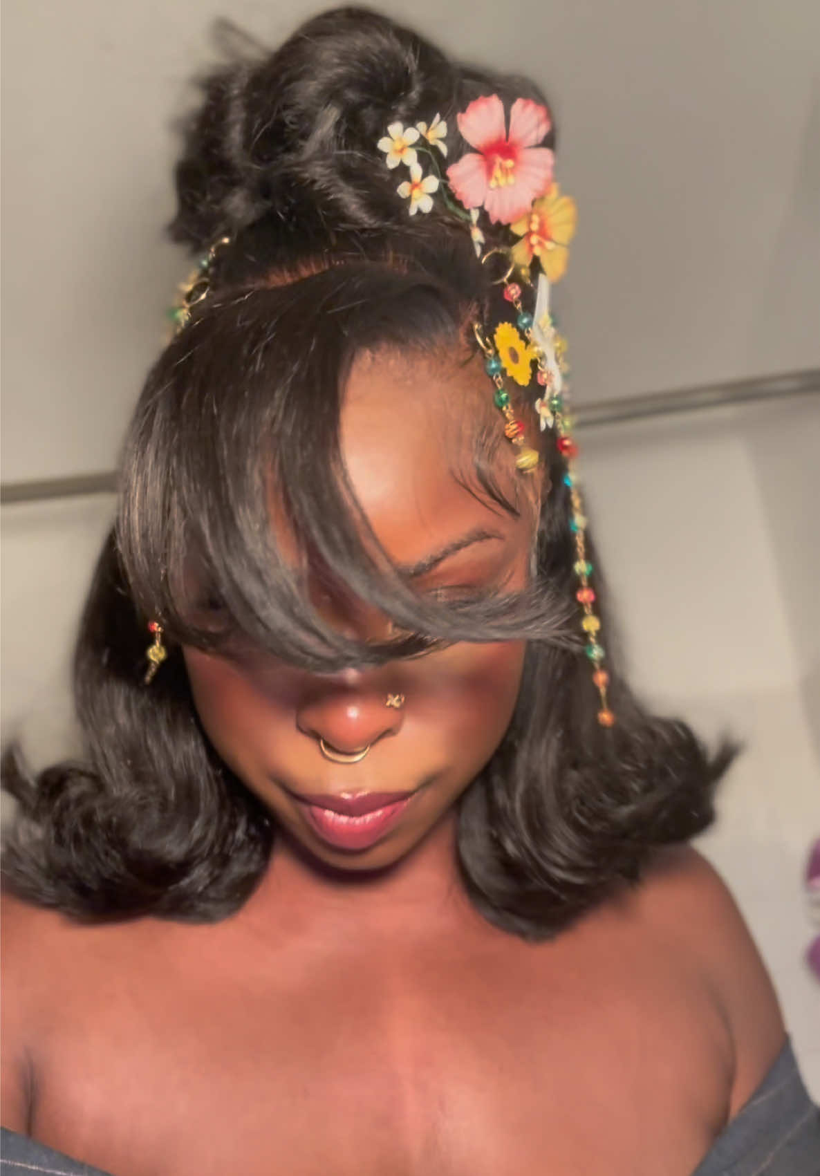 Style my wig with me ! #wigstyling 