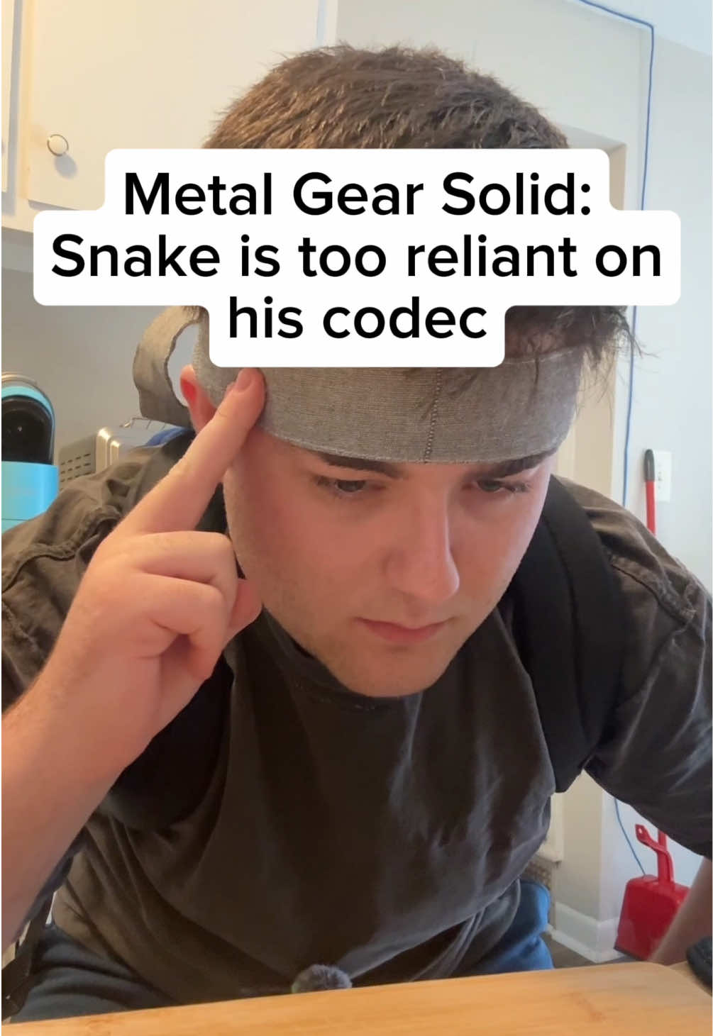 Metal Gear Solid: Snake is too reliant on his codec #metalgearsolid #solidsnake #videogames #comedy #fyp 