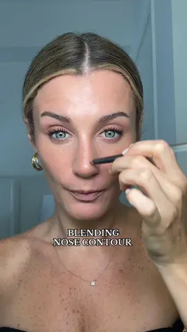 Nose contour! 😉 — #makeuptips #contour 