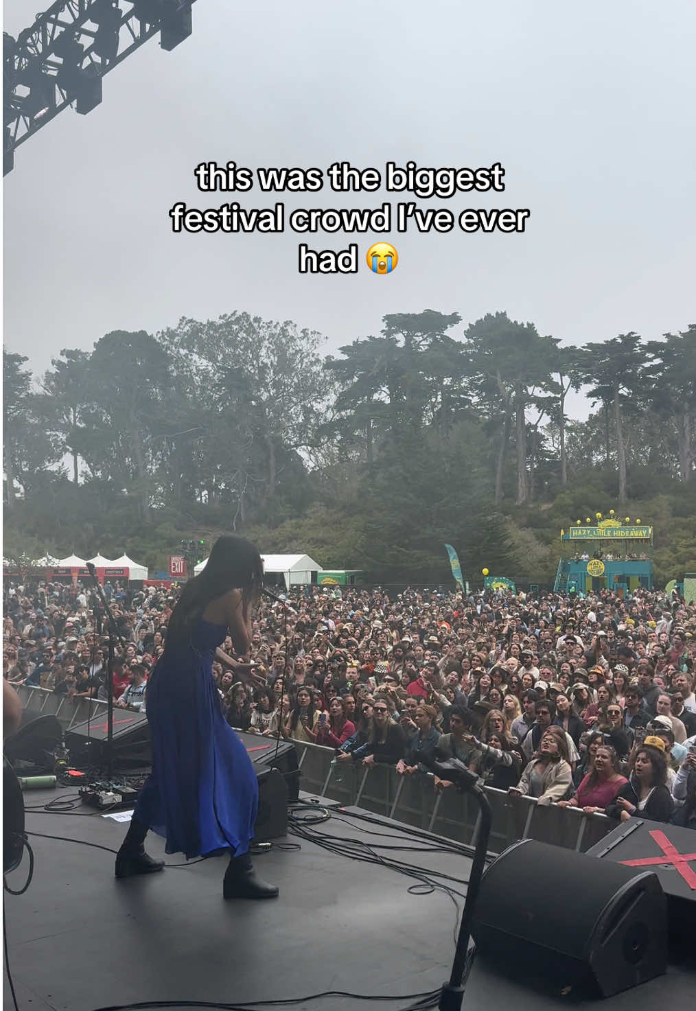 thank you forever outsidelands what a view ~ I’ll never forget it 🥹🥹 #fypシ #OnTour #sanfrancisco #outsidelands 