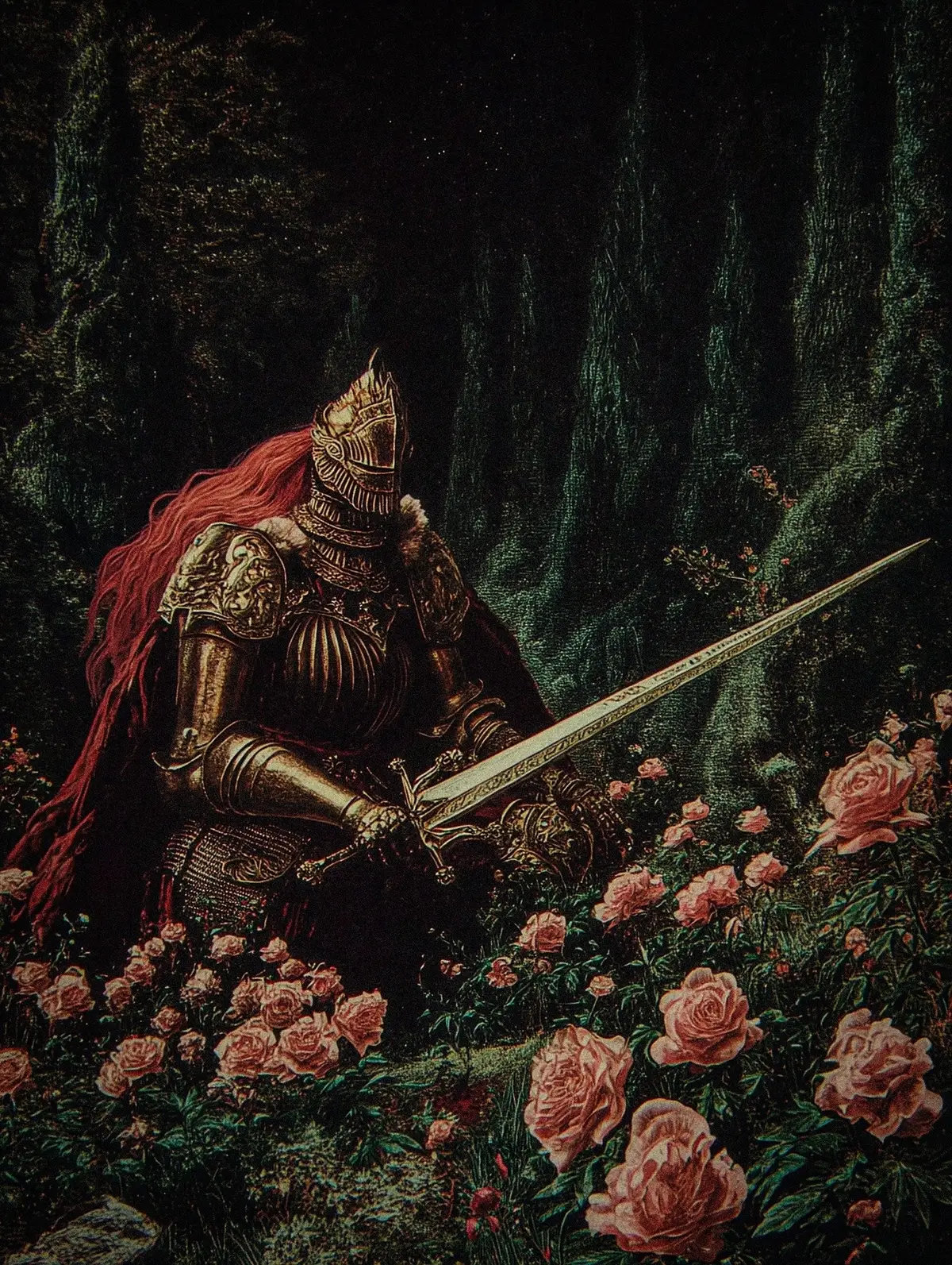 🥀 #darkfantasy #midjourney #nostalgia #fantasyart #aiartcommunity 
