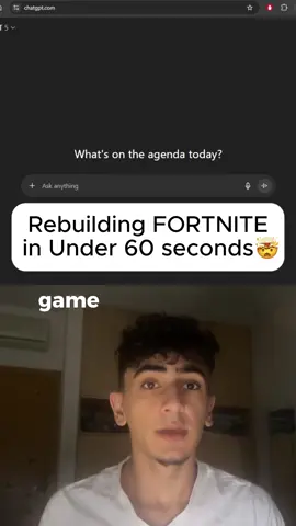 Building fortnite #ai #nocode #fortnite 