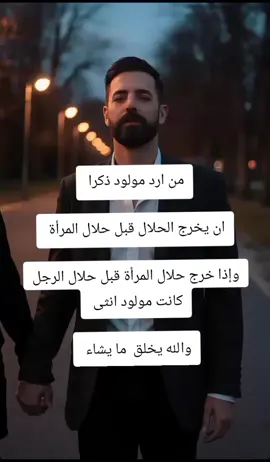 حلال الرجل وحلال المرأة #حلال #حلالي💍❤ #انثى #ذكرا 