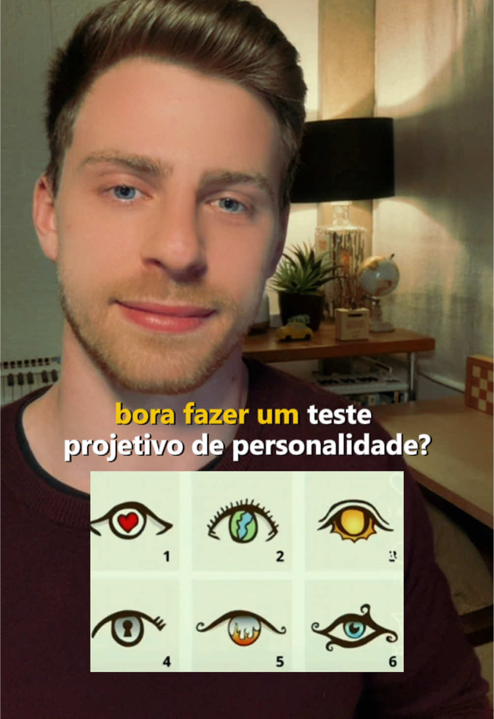 💡 Escolhe uma imagem!  Por trás desse tipo de brincadeira existe um conceito real da psicologia: os testes projetivos. Eles partem da ideia de que, quando somos expostos a imagens, símbolos ou situações ambíguas, o nosso cérebro tende a projetar conteúdos internos, desejos, conflitos e padrões de comportamento que nem sempre percebemos de forma consciente. Esse princípio foi a base de instrumentos clássicos como o Teste de Rorschach (as famosas manchas de tinta) ou o Teste de Apercepção Temática (TAT), usados durante décadas para investigar traços de personalidade. Hoje, esses métodos são mais questionados em contextos clínicos por falta de precisão estatística, mas continuam interessantes como ferramenta de reflexão e autoconhecimento. 👉 Em resumo: o que você escolhe diz muito sobre como enxerga o mundo e sobre o que está se passando dentro de você. Não é diagnóstico, mas pode ser um espelho simbólico que abre espaço para se perceber de outra forma. E você, qual número escolheu? 👀 Comenta aqui embaixo e manda esse teste pra alguém que vai adorar se enxergar de outro jeito. 🪴 Pense Diferente, Seja Criativo!  #desafio #saudemental #autoconhecimento #fy #escolha 
