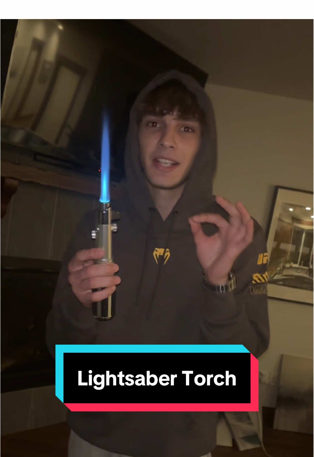 Ts tuff🪐 #lightsaber #torch 