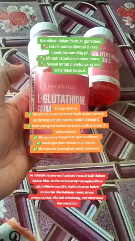 ✨ “Rahsia kulit cerah dan glowing, bukan lagi mimpi!” #GlutathioneGlow  #KulitCerahBerseri  #RahsiaKecantikan  #GlowingSkinJourney  #CantikDariDalam 