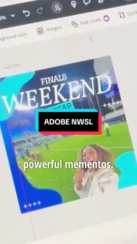 NWSL season is the perfect reason to push creativity with @Adobe. Let’s stop waiting to create. NEVER wait for your yes. Capture all the greatness YOUR WAY. There’s no better perspective than yours 😉 #adobepartner  