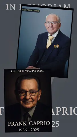 💔 With the passing of Judge Frank Caprio, the world has lost a true symbol of compassion and justice. He was more than a judge – he was a kind heart who gave people hope with his smile and wisdom. He showed us that justice is not complete without mercy, and that a kind word can change someone’s life. Rest in peace, “The Compassionate Judge.” Your legacy will live on in the hearts of millions. 🕊️🥹 You are now in God’s hands. “I have finished the race, I have kept the faith”.  #judgefranco #compassinate #kindheart #humbleheart We love you, Judge Franco. 🥲