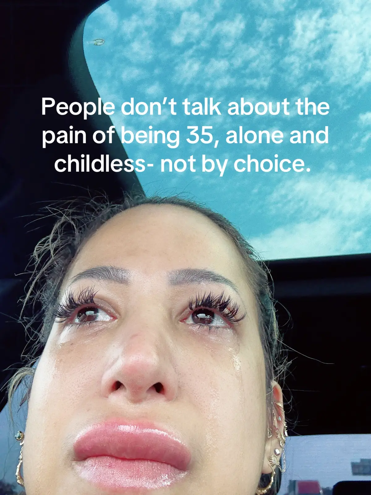 Everyone around you is nestled into their fulfilled lives while I cry into my pillow every night alone