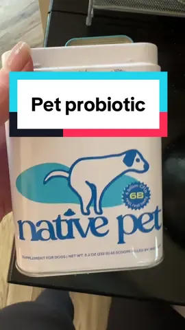 Ted loves his daily probiotic #petprobiotic #probiotics #nativepet 