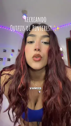 Recreando outfit de Pinterest✨, espero les guste, los tqm💋✨ ##fyp##oufits##pinterest##azulceleste
