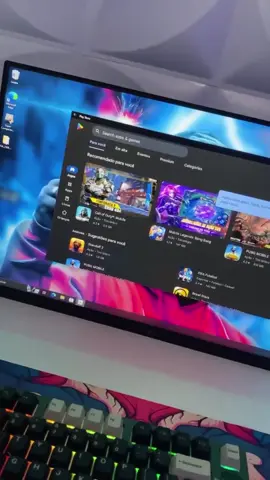 Agora é possível ter o Android nativo no Windows 10 e 11! Google play de forma direta. #informatica #pc #videogames #windows #notebook   