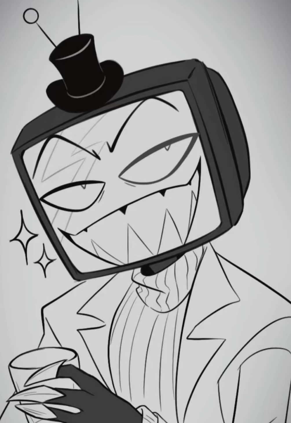 Vintage #StaticMoth my beloved 🛐 #hazbinhotel #voxval #fanart #animatic 