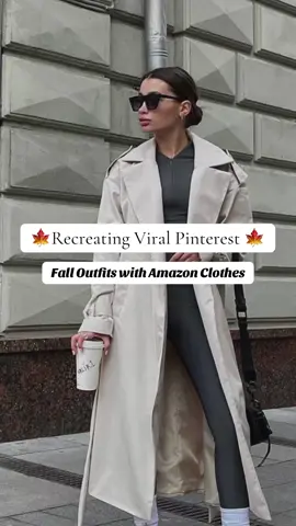 🔗 to find in “August Finds” list on AMZ! This Amazon trench + matching set is the perfect mix of chic + comfy 🤍 Wear it running errands, to coffee, or even casual workdays. Effortless style that makes you look put together with zero fuss ✅ Affordable, versatile, and one of those outfits you’ll want on repeat this season. ✨ Which August find would you wear most? 👇 #founditonamazon #amazonfinds #pinterestaesthetic #OOTD #amazonstyle