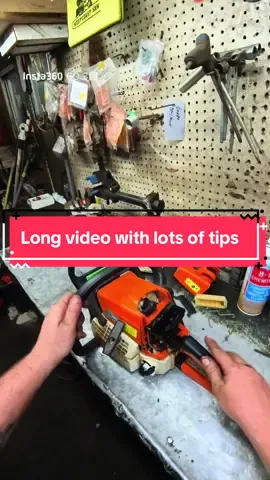 Longer video with lots of tips #mechanic #chainsaw #tipsandtricks #stihl #fypシ゚viral 