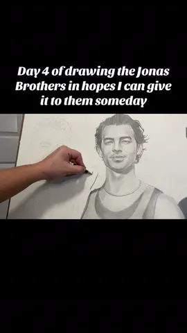 i’d really Celebrate if the @Jonas Brothers commented @joejonas @Nick Jonas @Kevin Jonas #jonasbrothers #jonas #pencilart #timelapseart #joejonas 