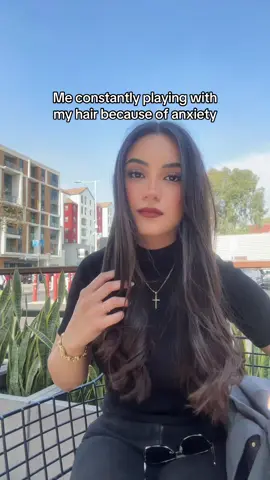 #anxiety #iconic #fyp #hair #playingwithhair 